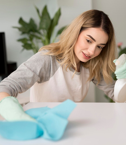 Light housekeeping: sweeping, mopping, dusting